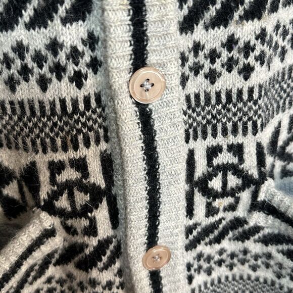 Vintage KENNINGTON Woman’s Wool Long Cardigan Large Oversized - Picture 4 of 14